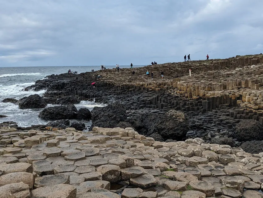 The Giant’s Causeway coastline in Northern Ireland